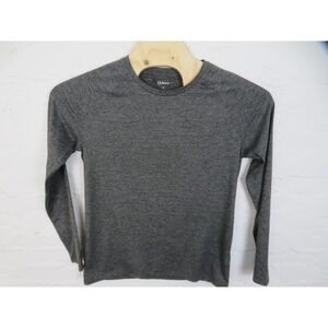 Quince Flowknit Breeze Shirt Mens Medium Charcoal Long Sleeve Performance Top